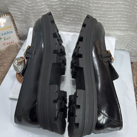 (N6) MIA GABINA - BLACK, platform loafers, women's size 8.5 - Picture 14 of 16